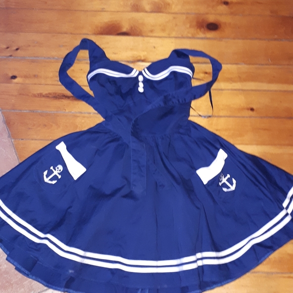 Hot Topic Dresses & Skirts - Cute Blue Dress from Hot Topic